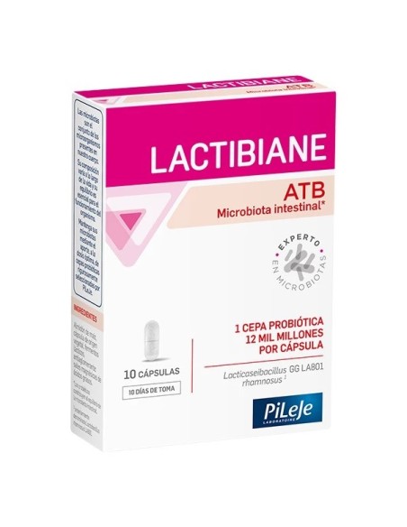 PILEJE LACTIBIANE ATB Complemento alimenticio 10 cápsulas