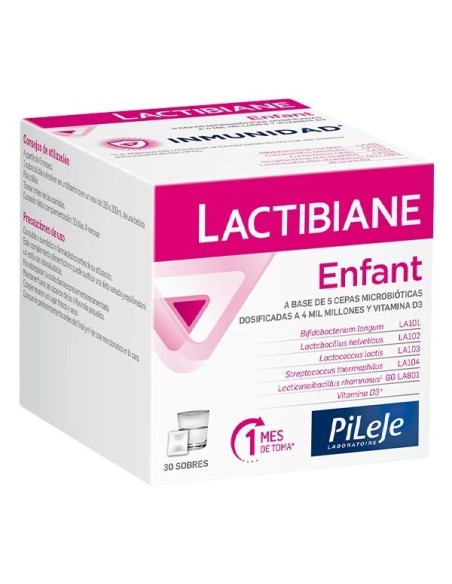 PILEJE LACTIBIANE ENFANT Complemento alimenticio 30 sobres