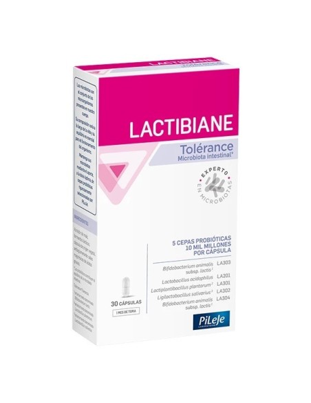 PILEJE LACTIBIANE TOLÉRANCE 30 cápsulas