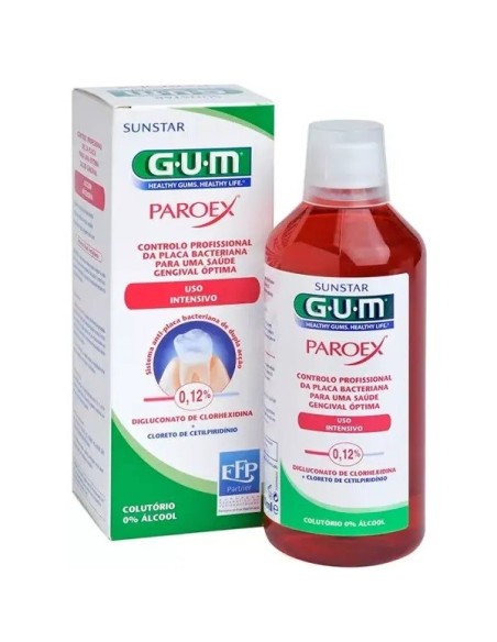 GUM PAROEX Colutorio Clorhexidina 0,12 % 500 ml