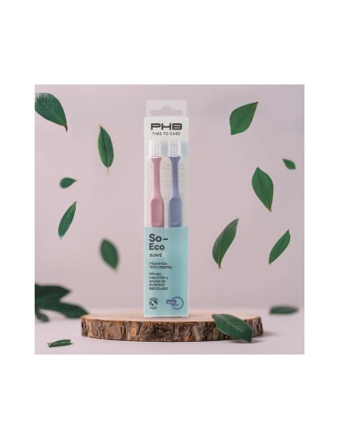 PHB Cepillo de Dientes SoEco Suave - DUPLO