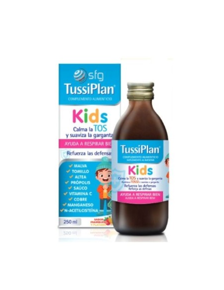 TUSSIPLAN KIDS Confort Respiratorio Jarabe 250 ml