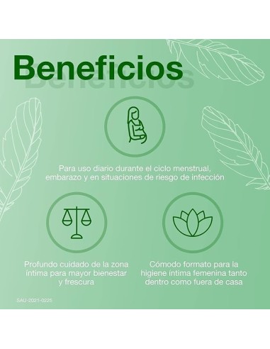 SAUGELLA ATTIVA pH 4,5 Toallitas Íntimas 10 unidades