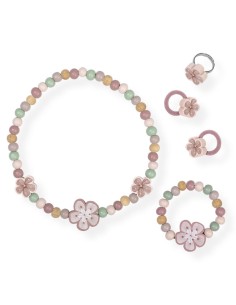 LITTLE DUTCH Set de Joyería Madera Flores