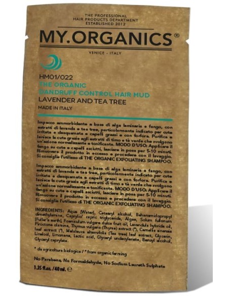 MY.ORGANICS The Organic Dandruff Control hair mud 40 gr
