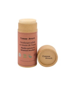 COMME AVANT Desodorante Sólido en Barra a la Manteca de Cacao - Menta y Geranio Bourbon COMME AVANT Desodorante Sólido en Barra a la Manteca de Cacao - Menta y Geranio Bourbon