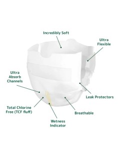 BAMBO NATURE Pañales Ecológicos Talla 0 2