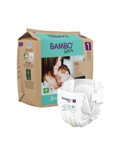 BAMBO NATURE Pañales Ecológicos Talla 1