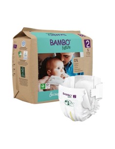 BAMBO NATURE Pañales Ecológicos Talla 2
