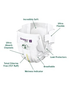 BAMBO NATURE Pañales Ecológicos Talla 2 2
