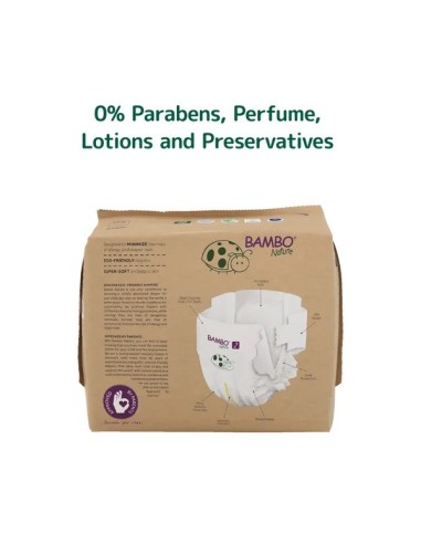 BAMBO NATURE Pañales Ecológicos Talla 2