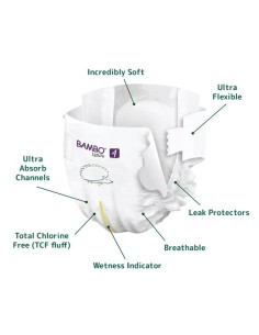 BAMBO NATURE Pañales Ecológicos Talla 4 2
