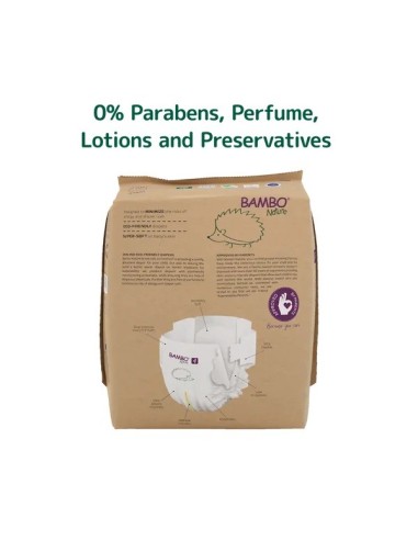 BAMBO NATURE Pañales Ecológicos Talla 4