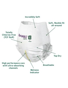 BAMBO NATURE Pants Ecológicos Talla 4 2