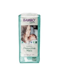 BAMBO NATURE Protectores de Cama Desechables Ecológicos 60 x 90 10 unidades