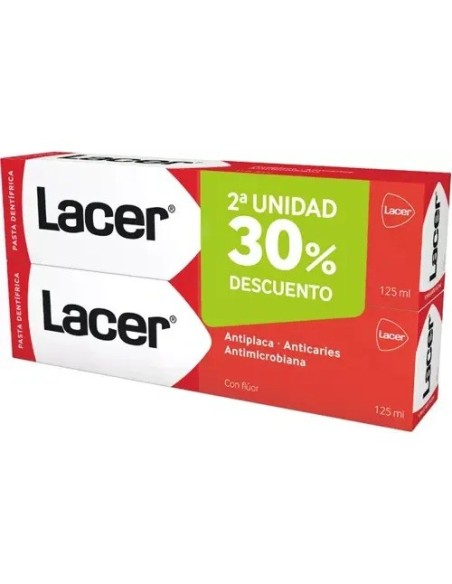 LACER Pasta Dentífrica 125 ml + 125 ml - DUPLO