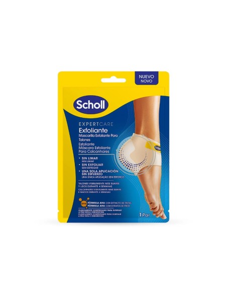 SCHOLL Mascarilla Expert Care Exfoliante para Talones