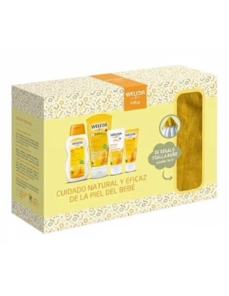 WELEDA SET Bienvenido Bebé + Toalla REGALO