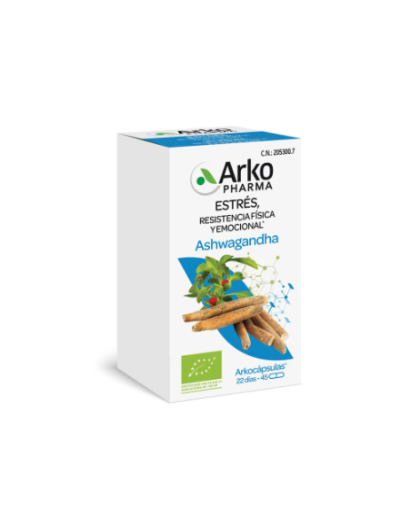 ARKOPHARMA BIO Aswagandha 45 cápsulas