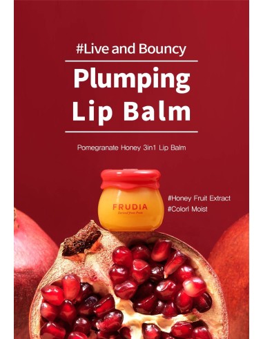 FRUDIA Pomegranate Honey 3 en 1 Lip Balm - Bálsamo Labial