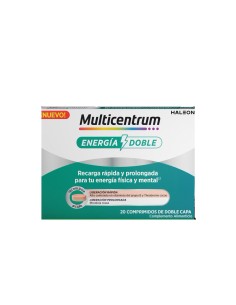 MULTICENTRUM Energía Doble 20 comprimidos