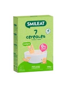 SMILEAT Papilla 7 Cereales 200 g ECO