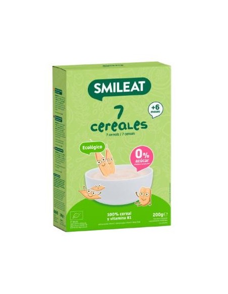 SMILEAT Papilla 7 Cereales 200 g ECO