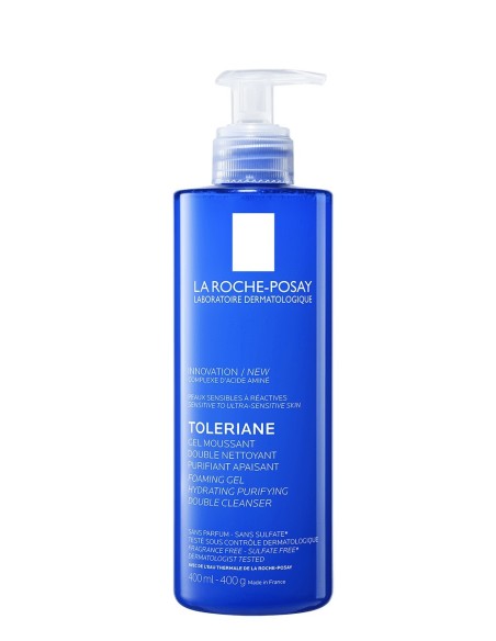 LA ROCHE POSAY Gel Espumoso Doble Limpiador Hidratante Purificante 400 ml