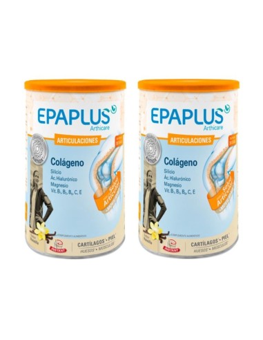 EPAPLUS ARTHICARE Pack Colágeno Articulaciones Sabor Vainilla 334 g + 334 g