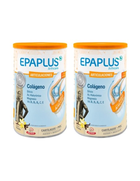 EPAPLUS ARTHICARE Pack Colágeno Articulaciones Sabor Vainilla 334 g + 334 g