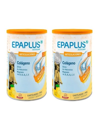 EPAPLUS ARTHICARE Pack Colágeno Articulaciones Sabor Limón 334 g + 334 g