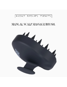 MONCHO MORENO Magic Brush Massage NEGRO - Cepillo de Masaje 2