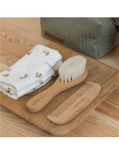 LITTLE DUTCH Cepillo y Peine de Madera 2