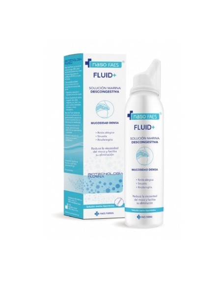 NASO FAES FLUID+ Solución Marina Descongestiva Adultos 125 ml