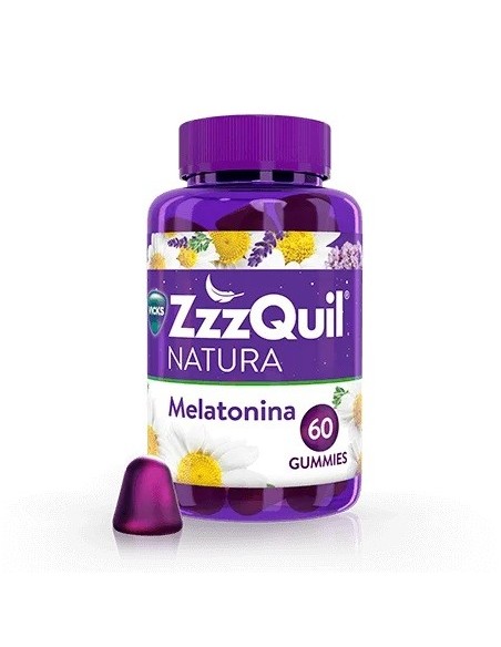 ZZZQUIL Natura Melatonina 60 gummies