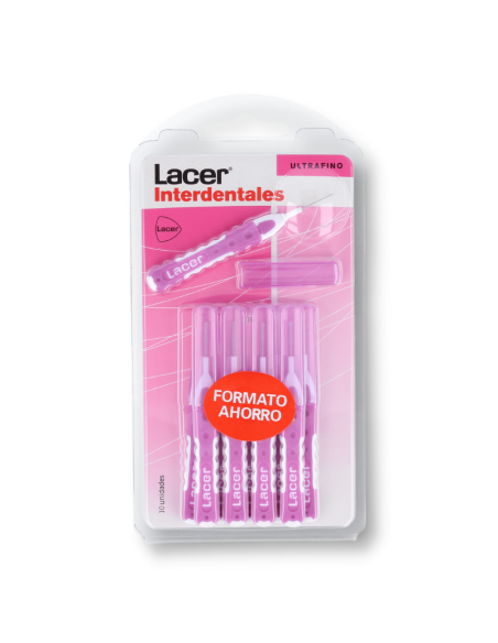 LACER INTERDENTALES Ultrafino Recto 0.45 mm 10 unidades