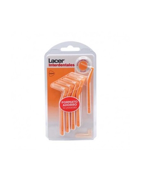 LACER INTERDENTALES Extrafino Angular 0.5 mm 10 unidades