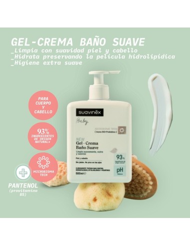 SUAVINEX BABY Gel-Champú Syndet 500 ml