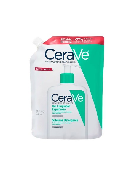 CERAVE Recarga Gel Limpiador Espumoso 473ml