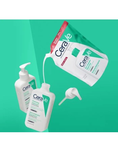 CERAVE Pack Gel Limpiador Espumoso 473ml RECARGA