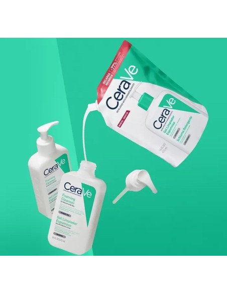 CERAVE Recarga Gel Limpiador Espumoso 473ml