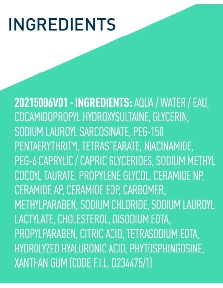 CERAVE Recarga Gel Limpiador Espumoso 473ml