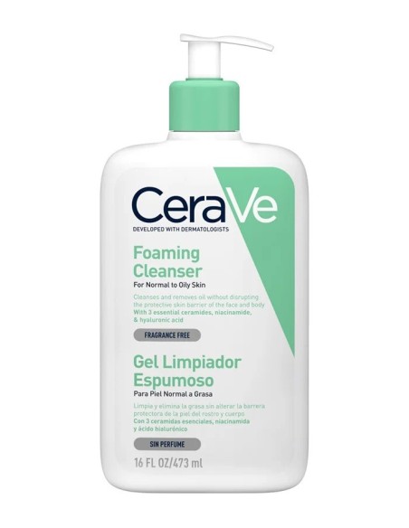 CERAVE Gel Limpiador Espumoso 473 ml