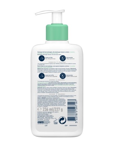 CERAVE Gel Limpiador Espumoso 236 ml