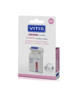 VITIS Seda Dental con Cera Suave Flúor y Menta 2