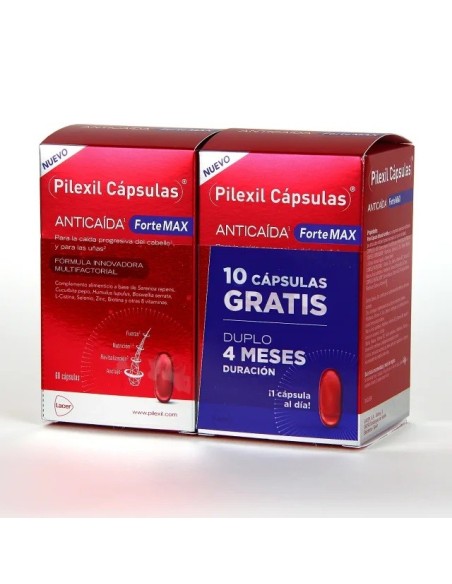 PILEXIL FORTEMAX 60 + 60 Cápsulas Anticaída DUPLO