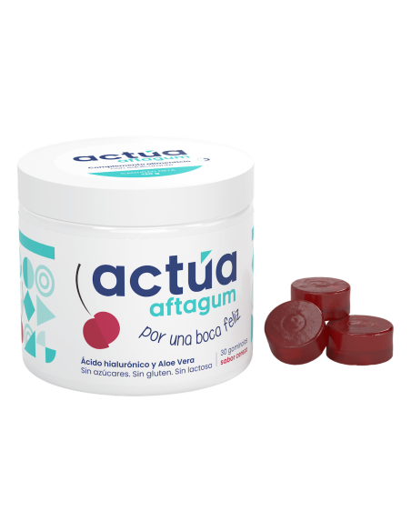 ACTÚA AFTAGUM para Llagas 30 gummies