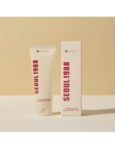 SEOUL 1988 Cream: Snail Mucin 93% + Rice - Crema Hidratante de Arroz y Mucina de Caracol