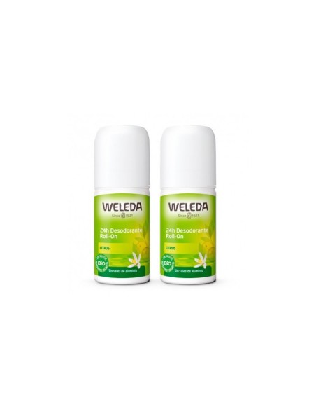 WELEDA Duplo Desodorante Citrus Roll-On 2 x 50ml