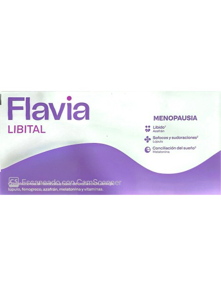 FLAVIA LIBITAL Menopausia 30 comprimidos